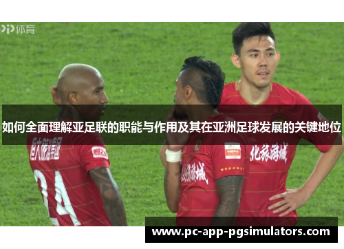 如何全面理解亚足联的职能与作用及其在亚洲足球发展的关键地位