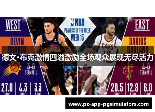 德文·布克激情四溢激励全场观众展现无尽活力