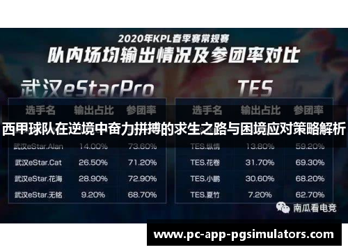 西甲球队在逆境中奋力拼搏的求生之路与困境应对策略解析
